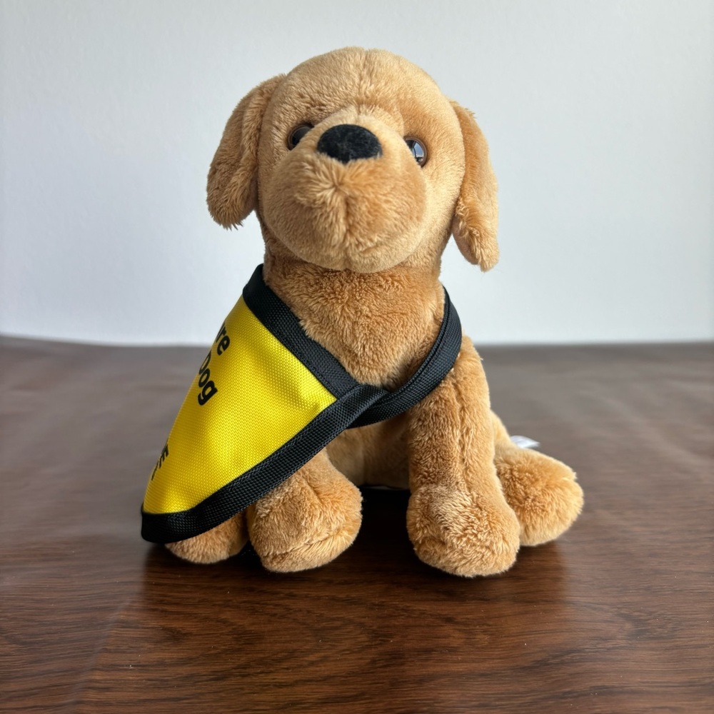 Douglas Cuddle Toy Future Guide Dog Brown Puppy Plush Toy